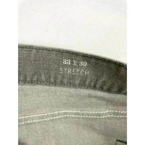 Timberland Gray Charcoal Wash Stretch Denim 33x30 Straight Jeans Mens - Picture 13 of 13